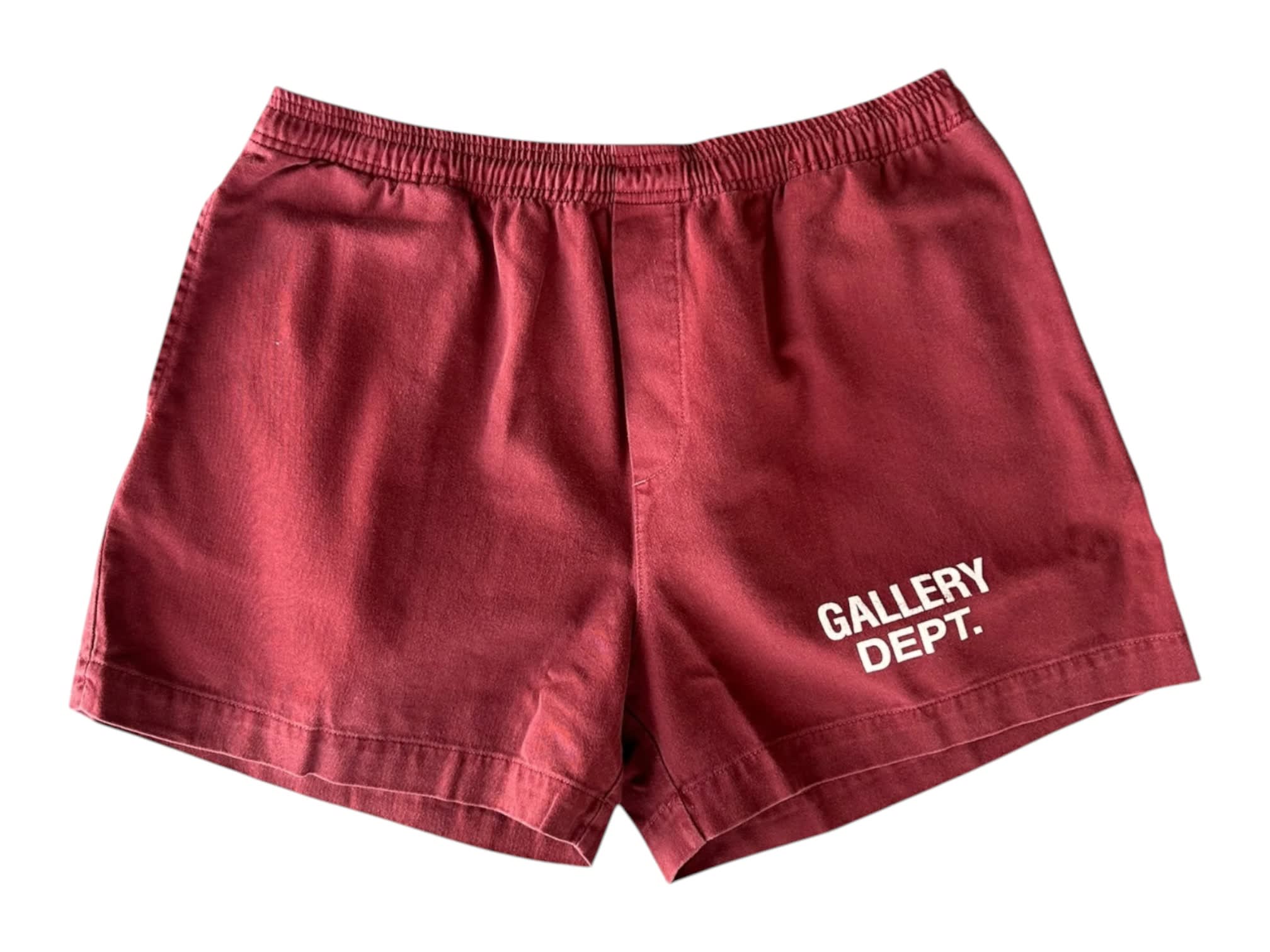 Gallery Dept. Logo Zuma Shorts Red & White